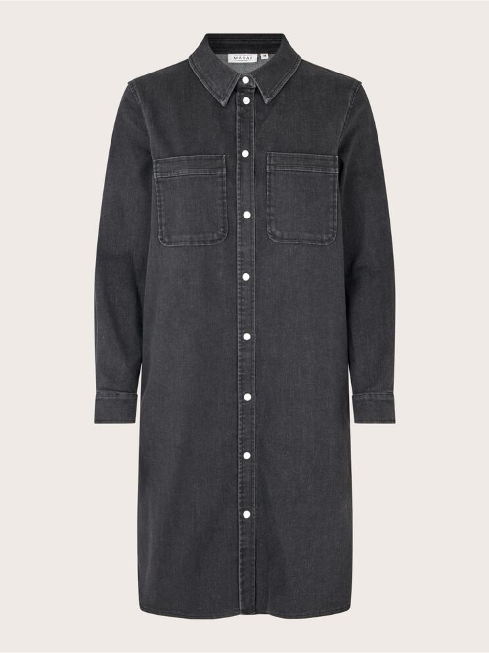 LIKE NEW Worn Once Masai Nidil Denim Long Sleeve Shirt Dress